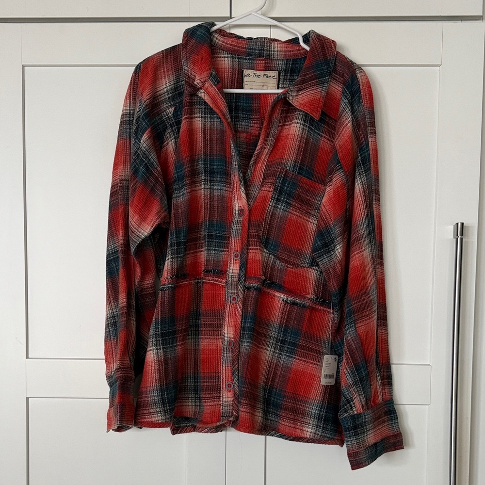 We The Free Multicolor Plaid Shirt/Shacket